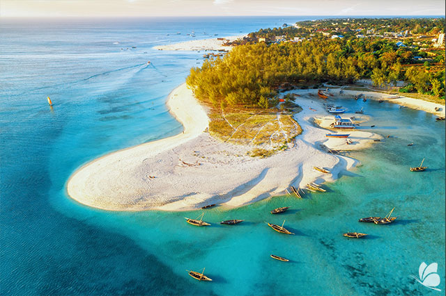 Explorand plajele albe din Zanzibar, Africa